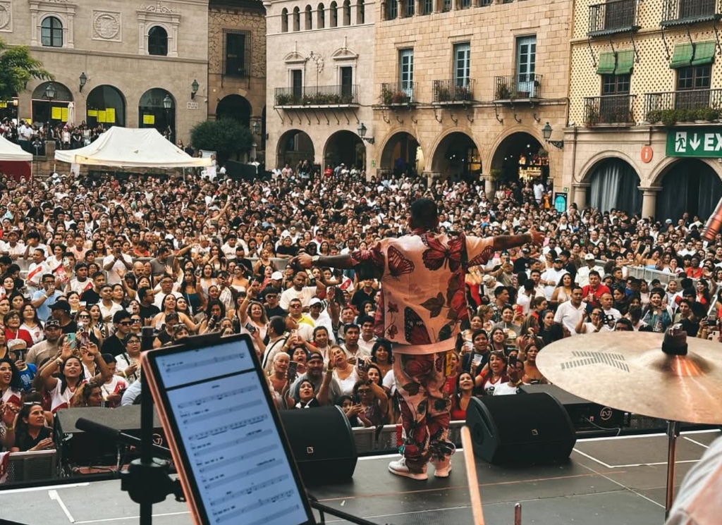 Multitud en concierto